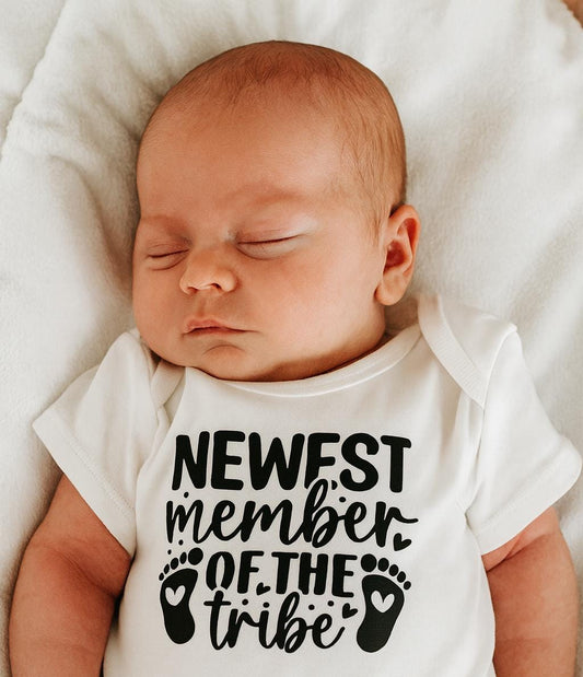 Newest Member of the Tribe Baby Bodysuit