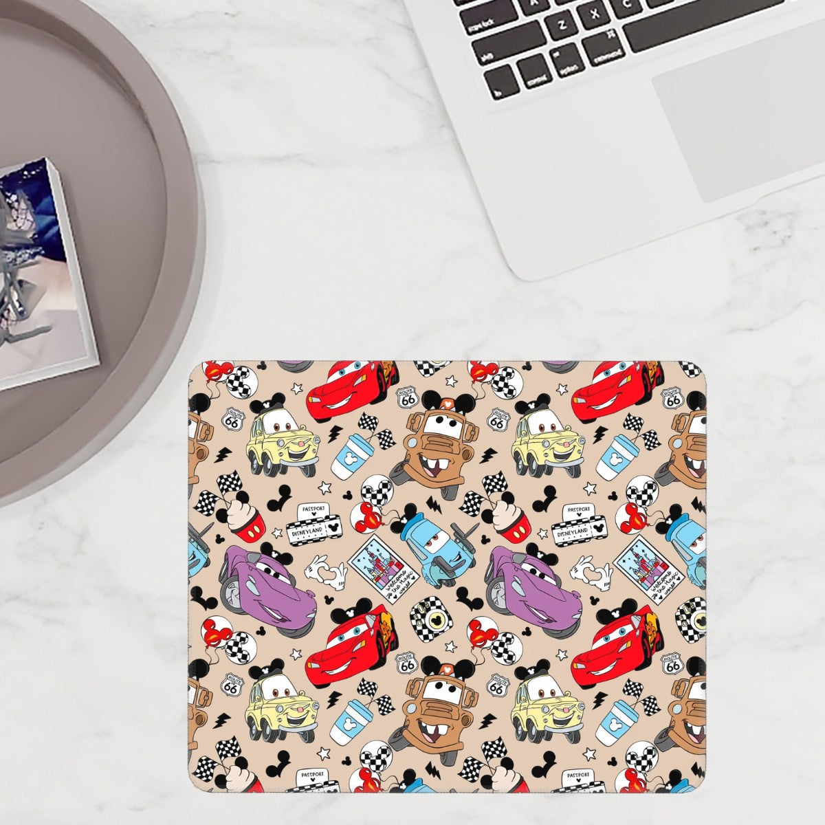 Colorful Racing Theme Mouse pad