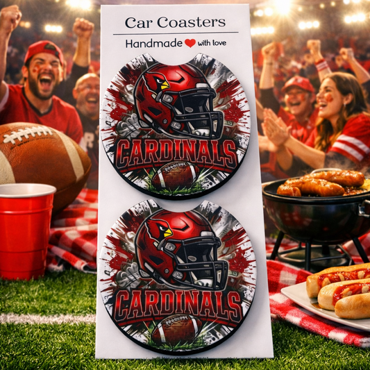 Car Coaster - Arizona Cardinals