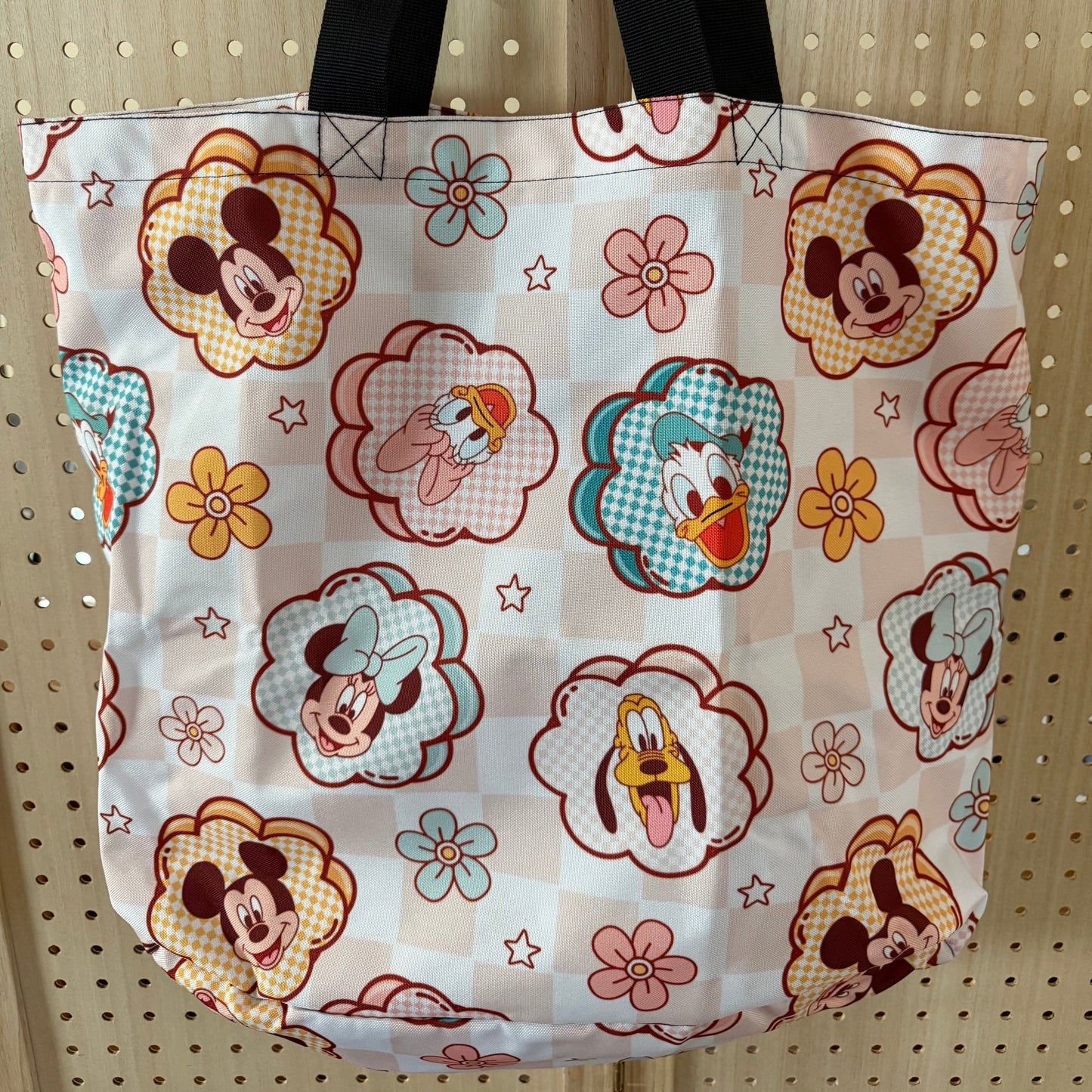 Classic Characters Floral Frame Tote Bag