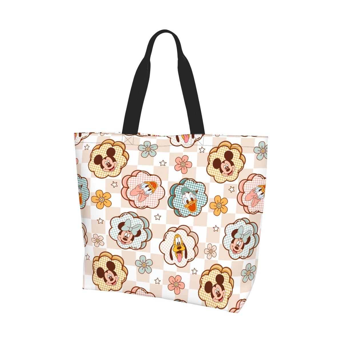 Classic Characters Floral Frame Tote Bag