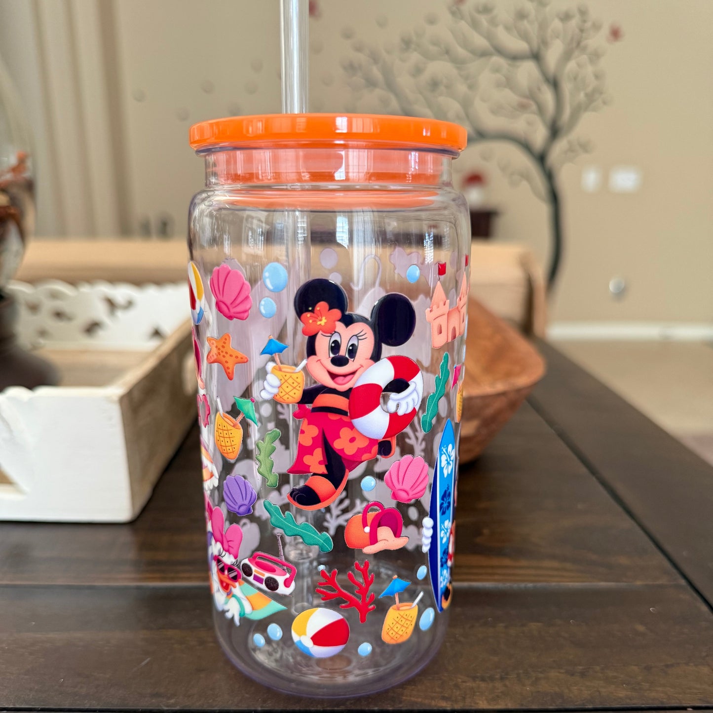Beach Vibes Acrylic Cup