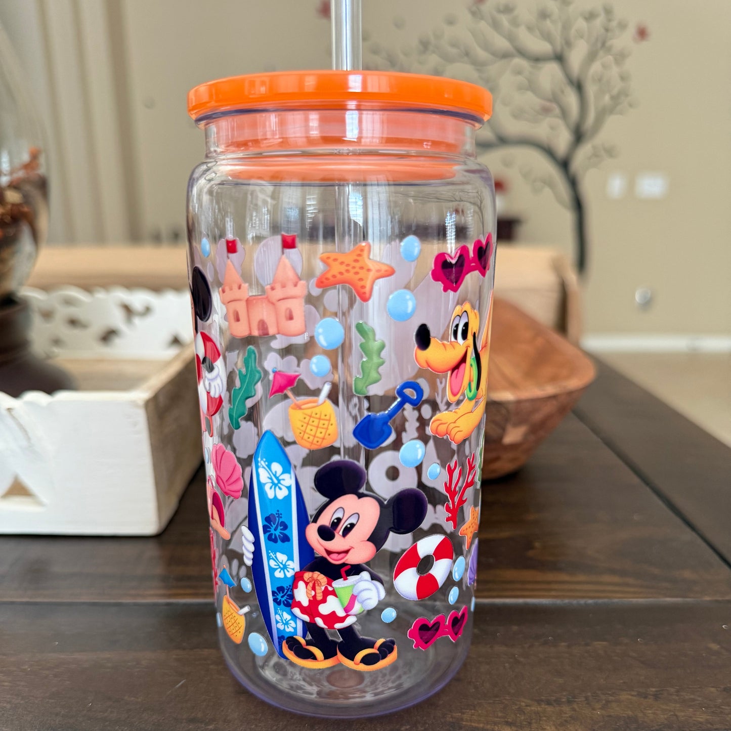 Beach Vibes Acrylic Cup