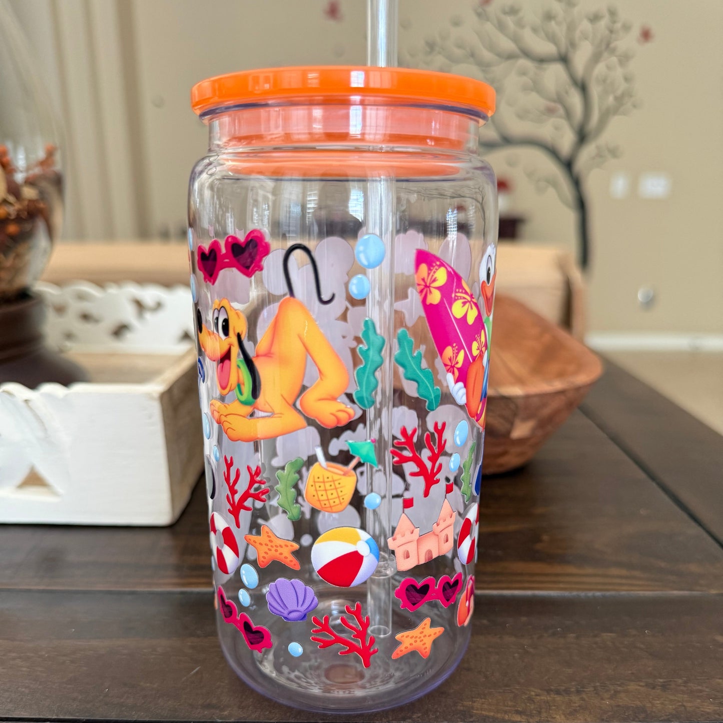 Beach Vibes Acrylic Cup