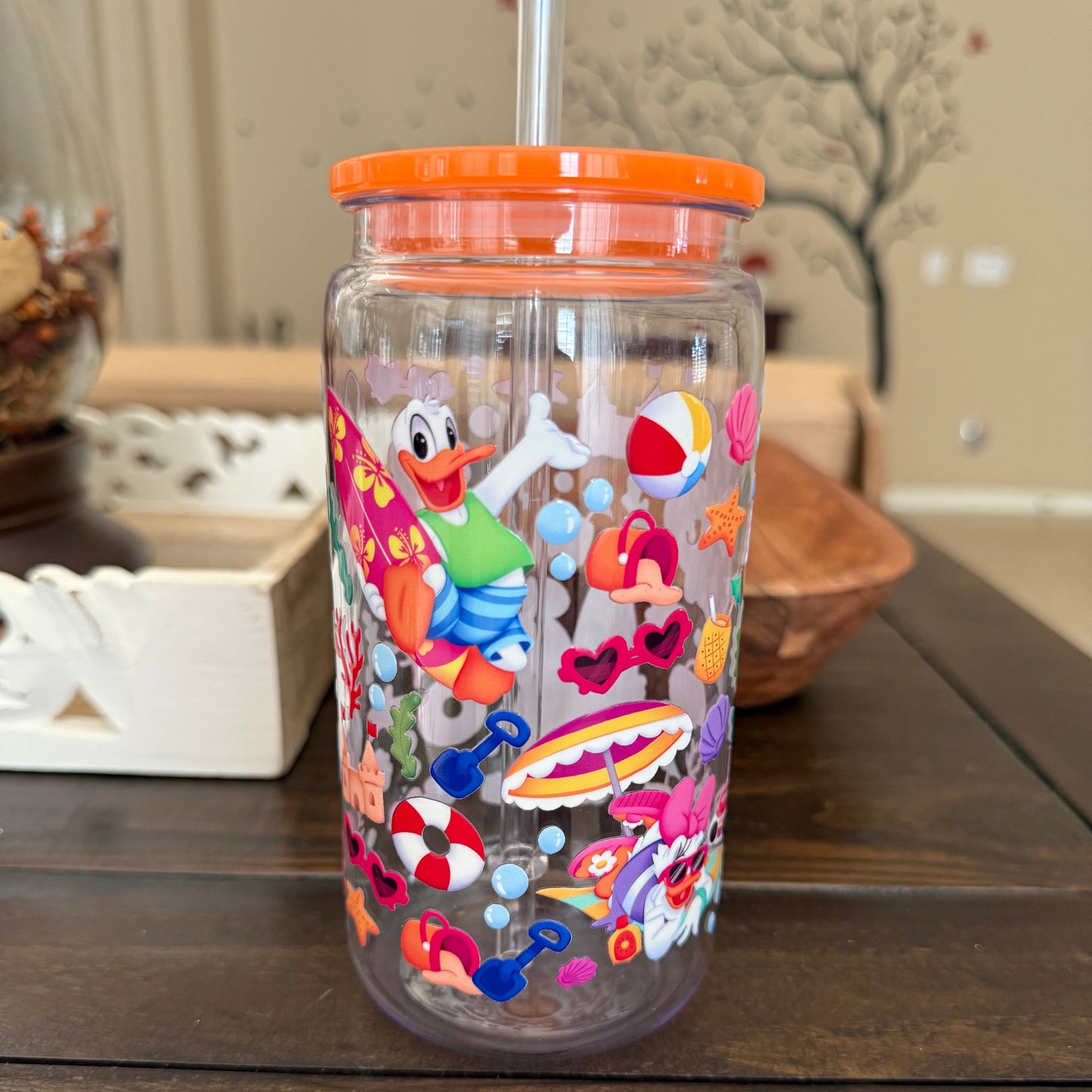 Beach Vibes Acrylic Cup