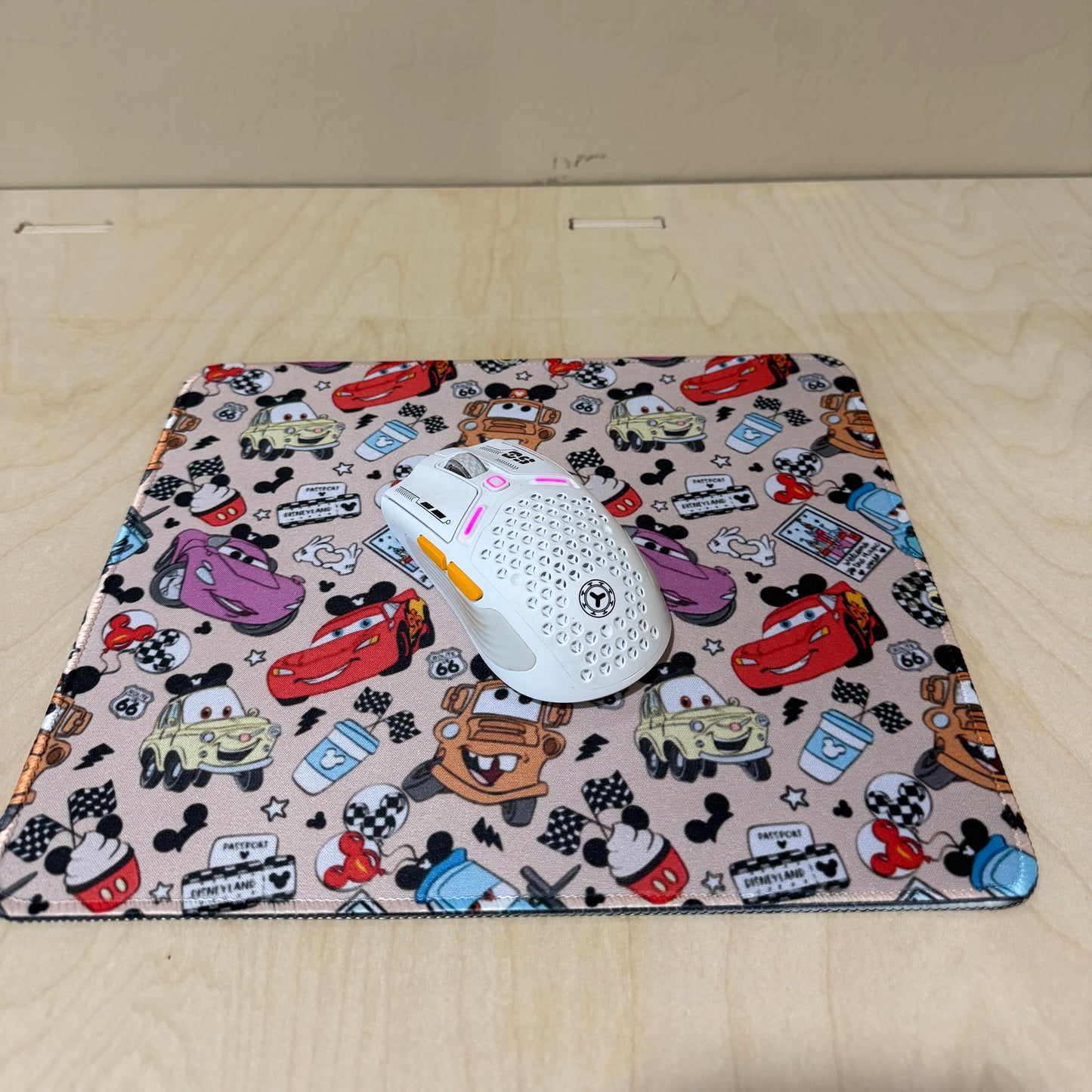 Colorful Racing Theme Mouse pad