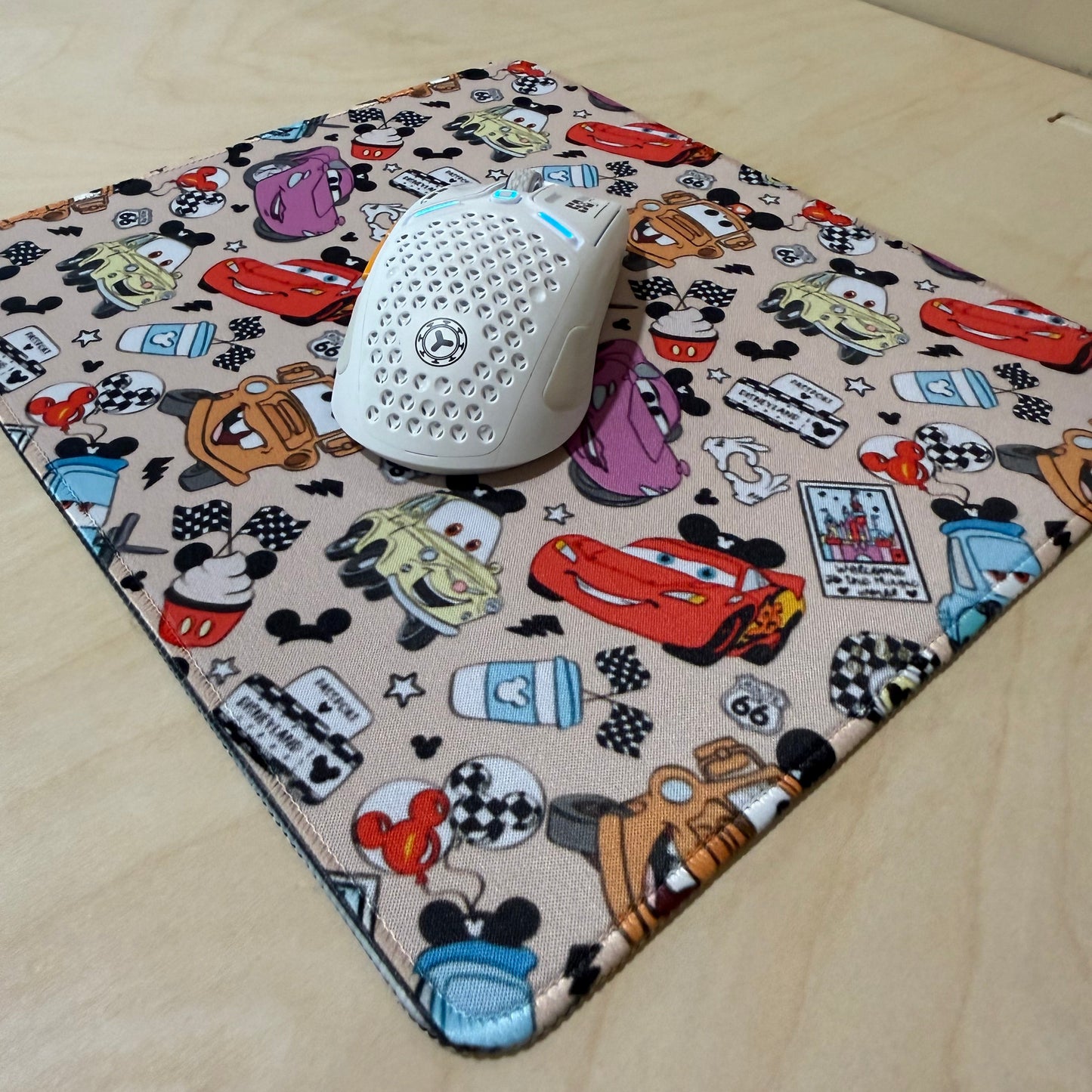 Colorful Racing Theme Mouse pad