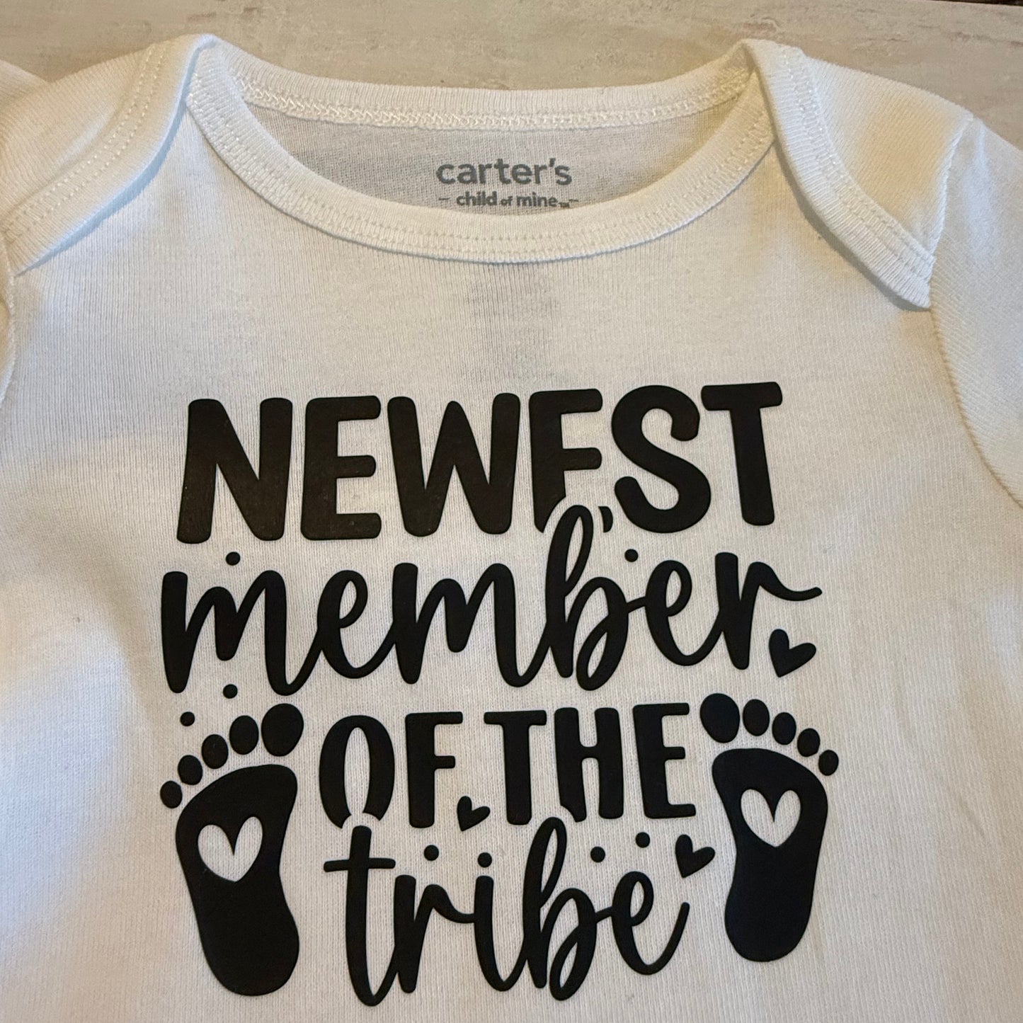 Newest Member of the Tribe Baby Bodysuit