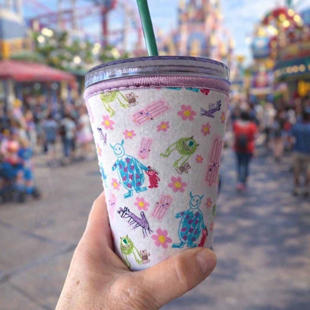 Monster Cup Sleeve – Whimsical Iced Coffee Cozy