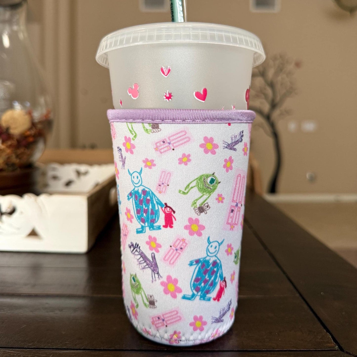 Monster Cup Sleeve – Whimsical Iced Coffee Cozy